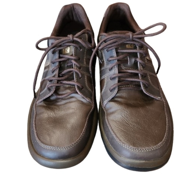 Rockport Other - Men's Rockport Dark Brown Leather Lace Up Shoes Size 10.5 Casual Comfort